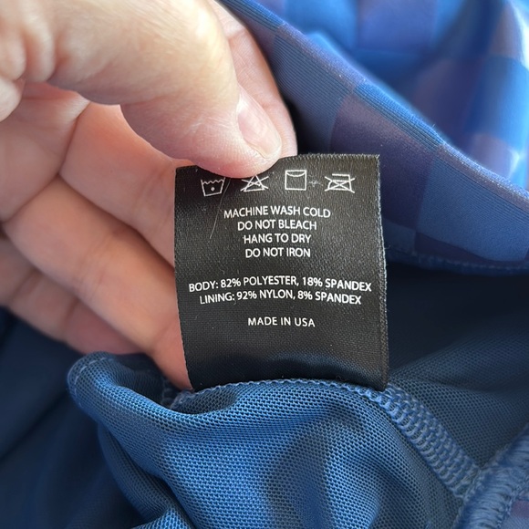 Peloton Blue Racerback Crop Top - Picture 6 of 6